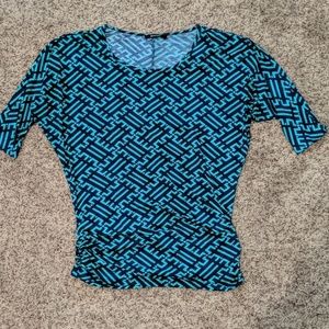 Blue Green dolman top